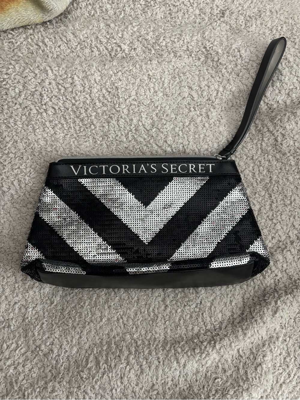 Victoria’s Secret sequin pouch